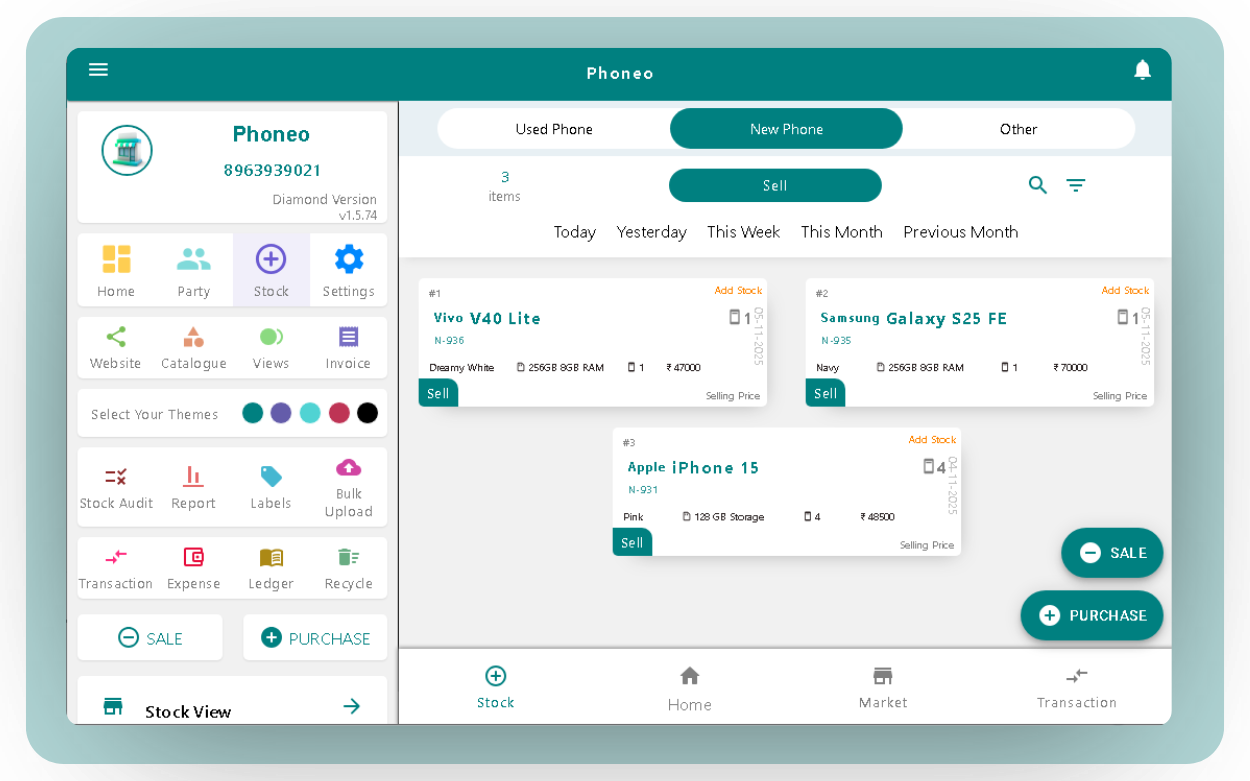 Smartscan Mobile Inventory Counter App Smart Inventory Management for Mobile Shops | Phoneo