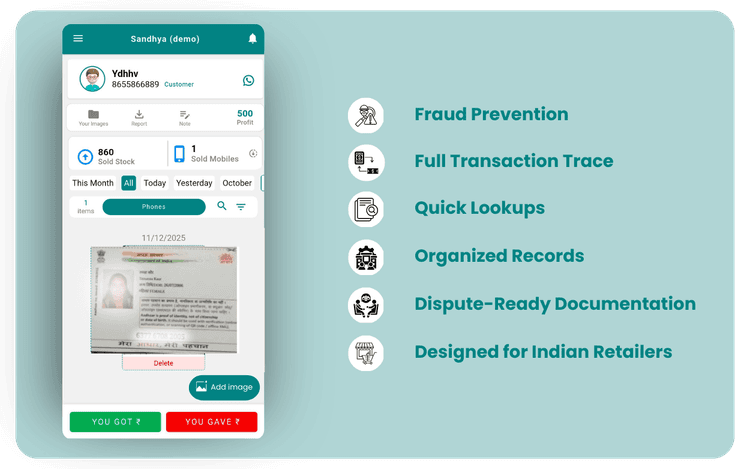 Secure Customer & Vendor ID Records System