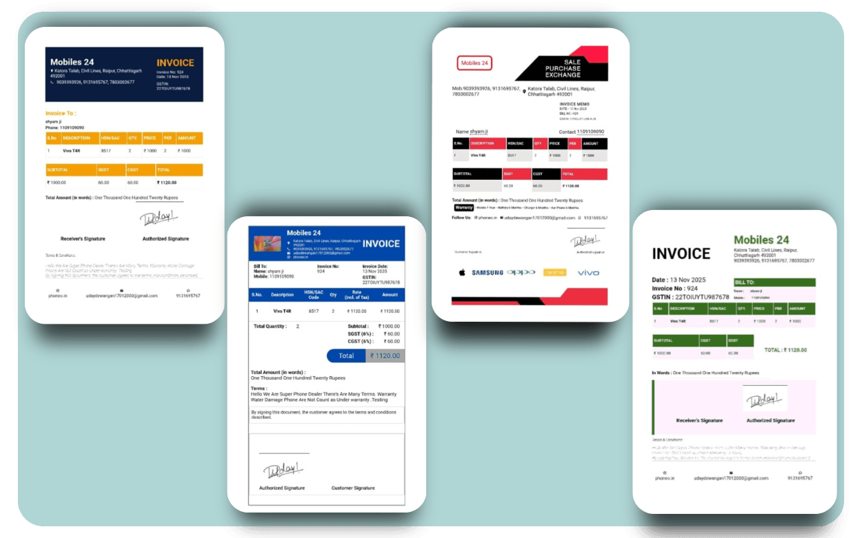 Automated GST Billing & Invoice Generator