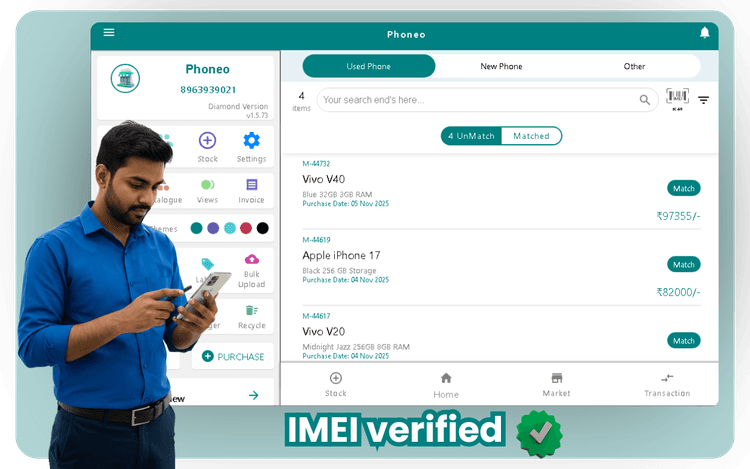 IMEI-Based Smart Stock Audit System