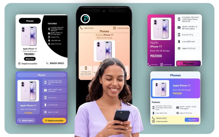 Social Media Post Generator for Mobile Shops