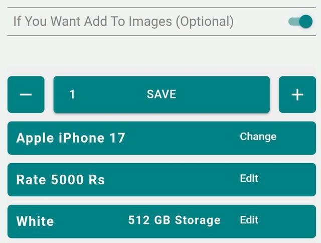 Purchase amount