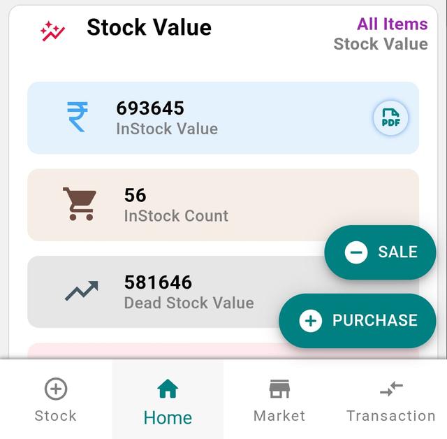 Open Stock Page