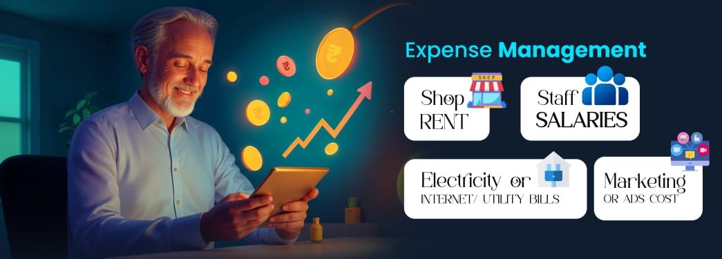 Expense Management for Mobile Shops with Detailed Spending Insights in Phoneo