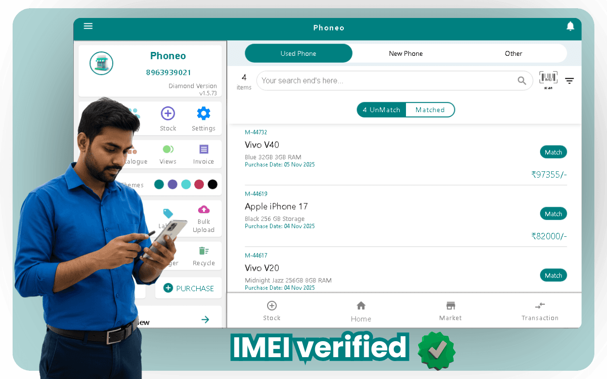IMEI-Based Smart Stock Audit System